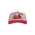 One Of These Days Just For A Moment 5 Panel Hat 'Red/Natural'