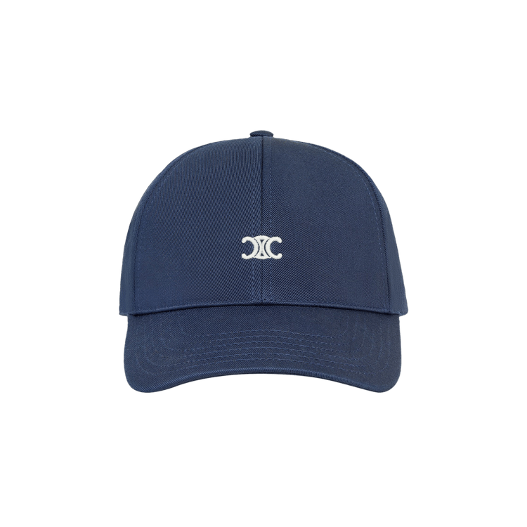 CELINE Triomphe Baseball Cap 'Indigo'