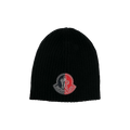 Moncler Knit Beanie 'Black/Red'