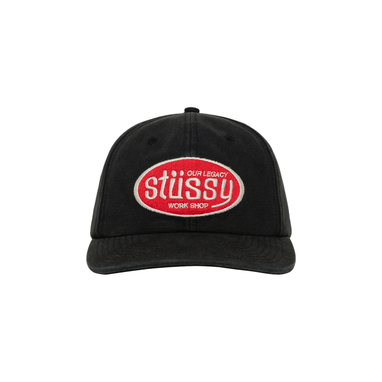 Stussy x Our Legacy Work Shop Mid-Depth Cap 'Black'
