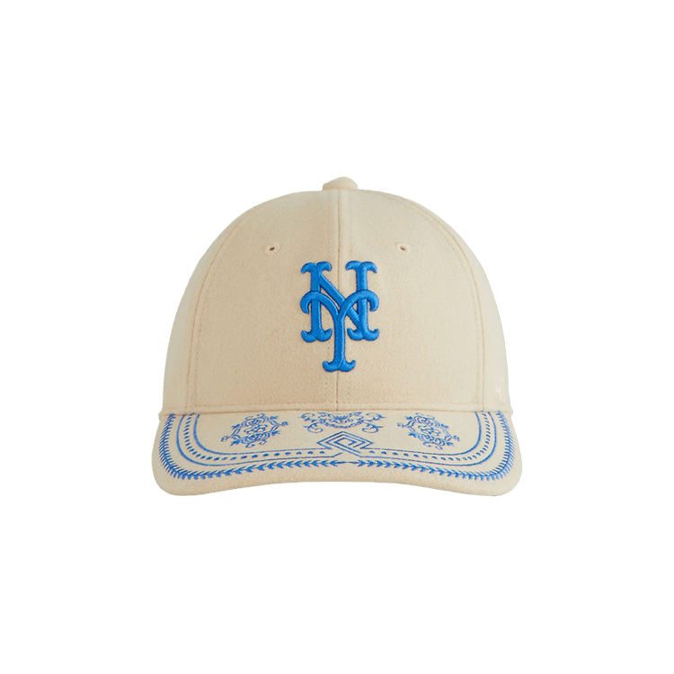 Kith x ‘47 For The New York Mets Embroidered Franchise Ls Cap 'Sandrift'