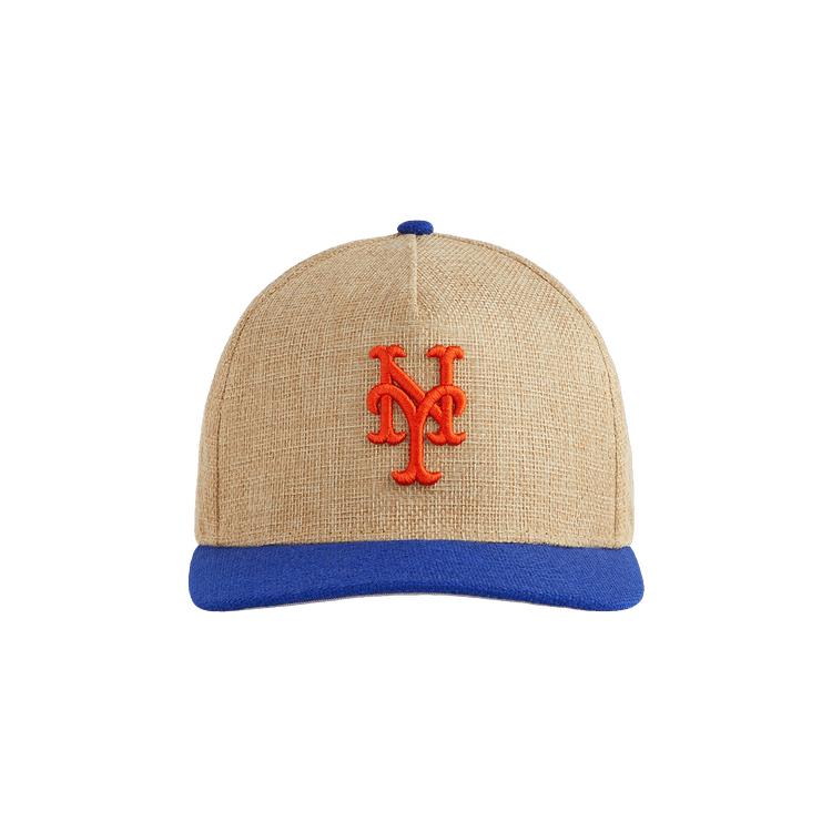 Kith x New Era For The New York Mets Raffia 49forty Snapback 'Natural'