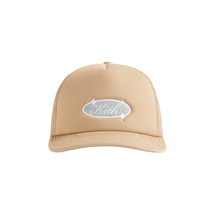 Kith Freeway Logo Poly Foam Nolan Trucker Hat 'Canvas'