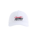 Kith For Cigarette Wrinkle Nylon Bay Speed Low Pinch Crown Snapback 'White'
