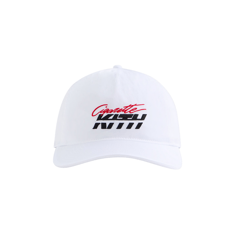 Kith For Cigarette Wrinkle Nylon Bay Speed Low Pinch Crown Snapback 'White'