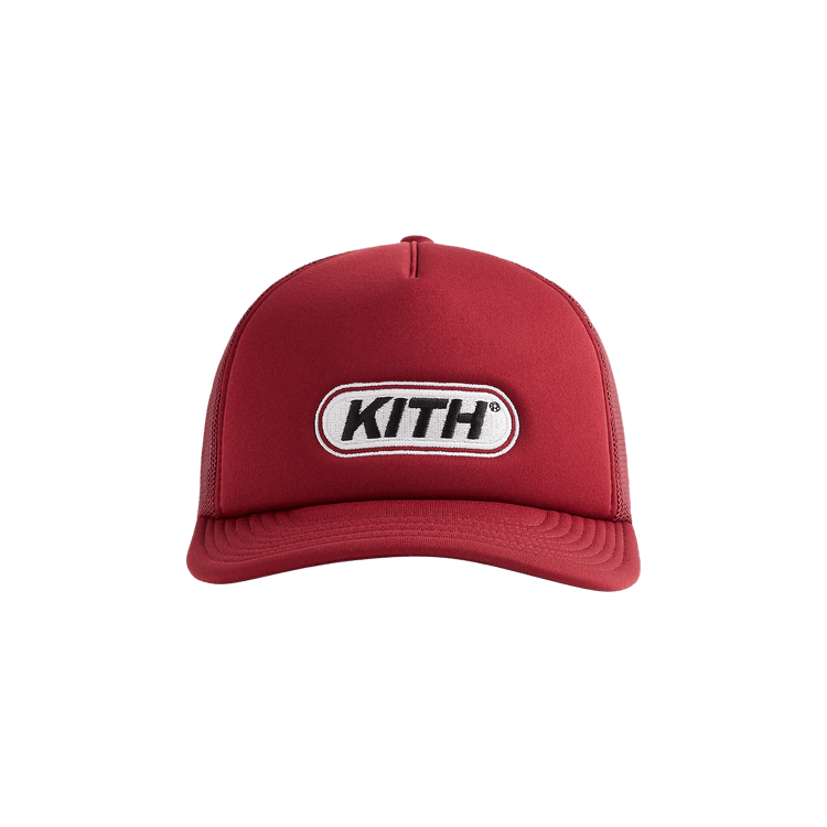 Kith Poly Foam Fast Logo Patch Nolan Trucker Hat 'Allure'