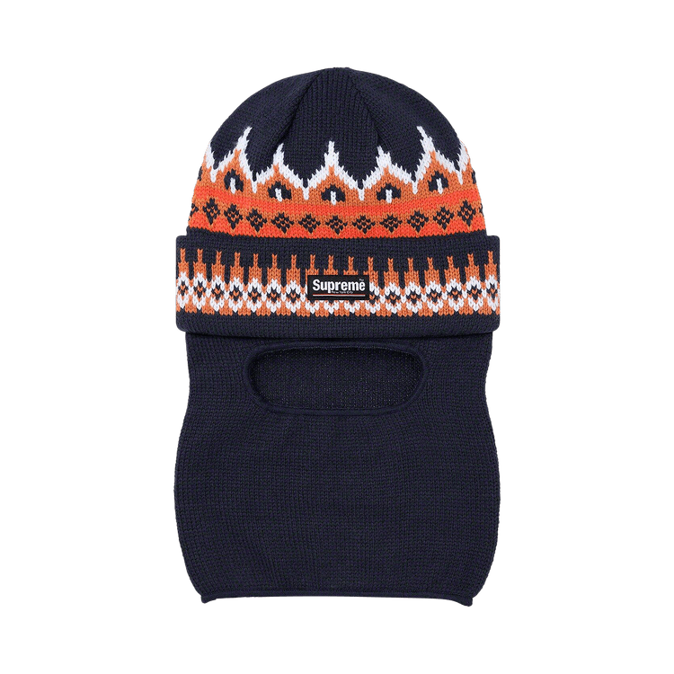 Supreme Face Mask Beanie 'Orange'
