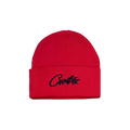 Corteiz Allstarz Folded Beanie 'Red'