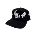 Chrome Hearts Cross Patch Baseball Hat 'Black'
