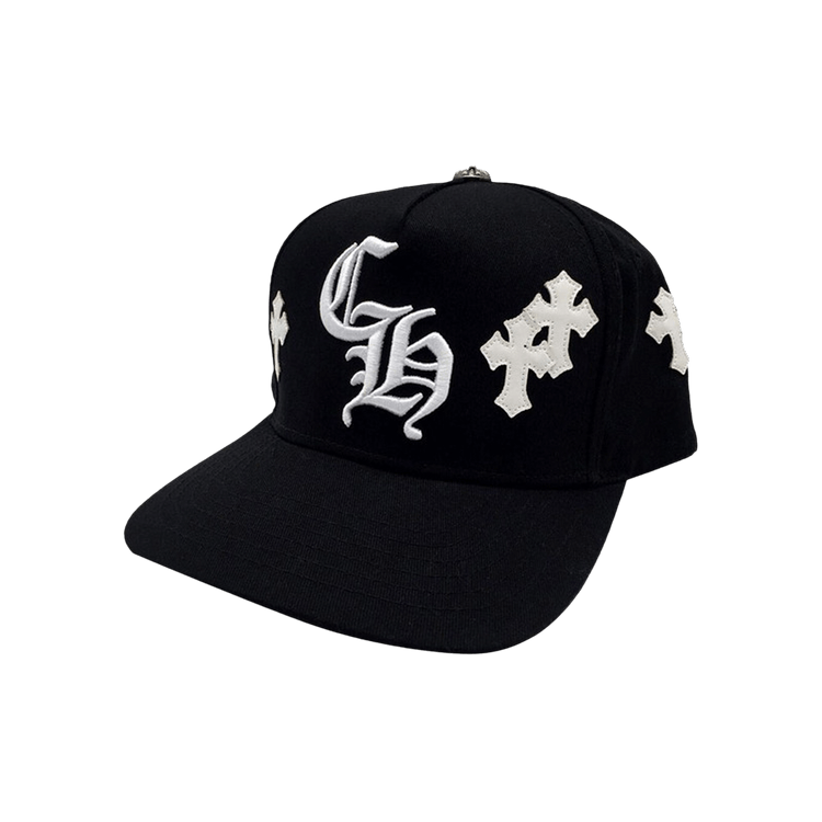Chrome Hearts Cross Patch Baseball Hat 'Black'