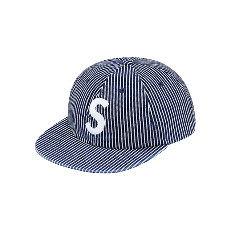 Supreme Washed Denim S Logo 6 Panel 'Blue'