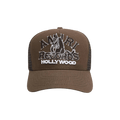 Amiri Wolf Logo Trucker Hat 'Acorn'