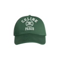 CELINE University Baseball Cap 'Green College/Off White'