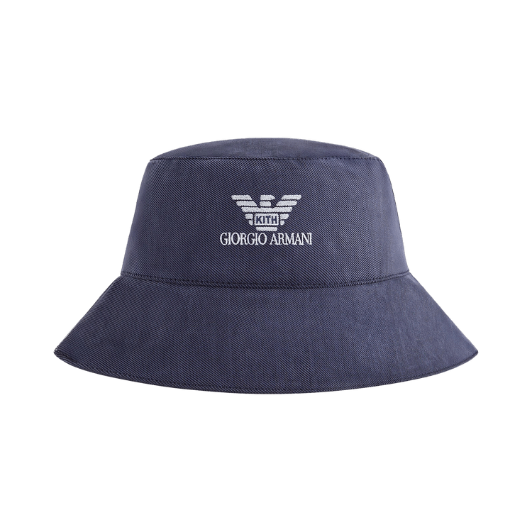 Kith x Giorgio Armani Cupro Jersey Bucket Hat 'Nocturnal'