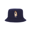 Polo Ralph Lauren Classic Twill Novelty Bear Loft Bucket Hat 'Newport Navy'