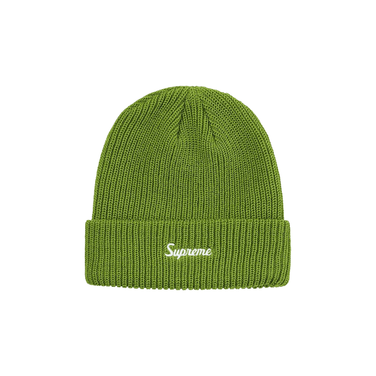 Supreme Loose Gauge Beanie 'Light Olive'