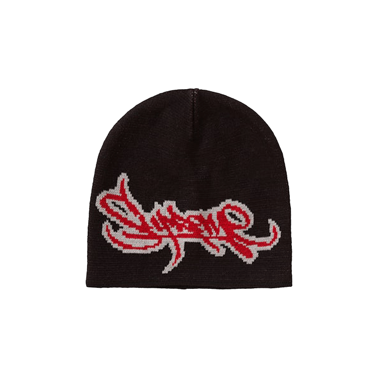 Supreme Tag Logo Beanie 'Black'
