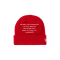 Supreme New Era HQ Beanie 'Red'