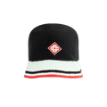Casablanca Crochet Hat 'Black/Multicolor'