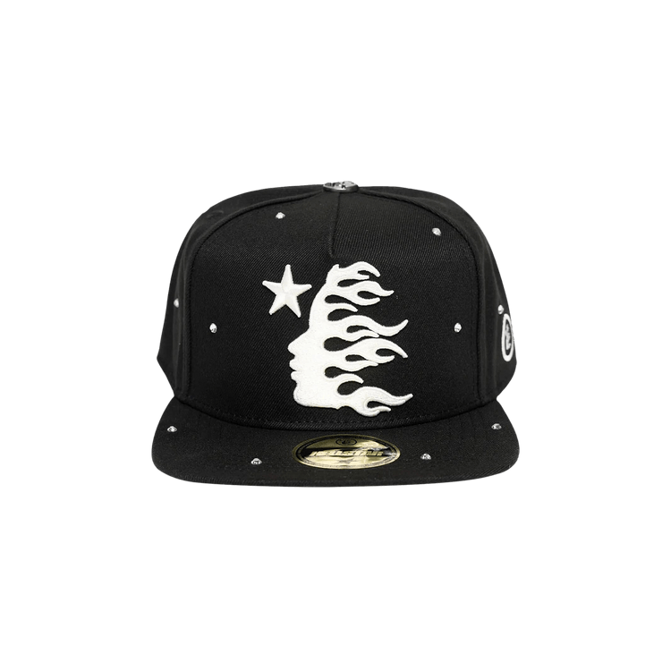 Hellstar OG Logo Rhinestones 59Fifty Fitted Hat 'Black'