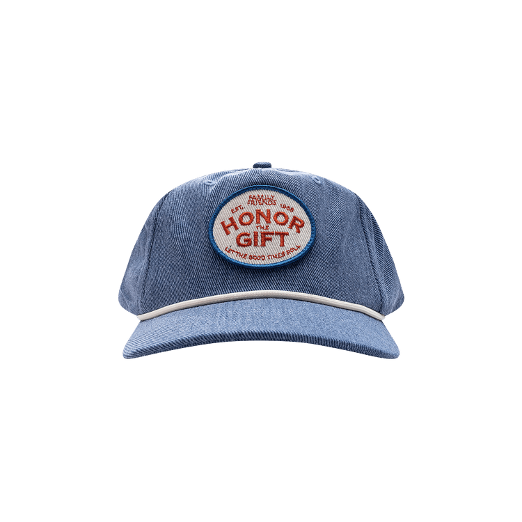 Honor The Gift EST 1988 Patch Trucker Cap 'Denim'