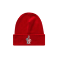 Moncler Grenoble Logo Patch Beanie 'Red'