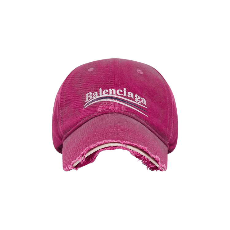 Balenciaga Political Campaign Distressed Cap 'Pink'