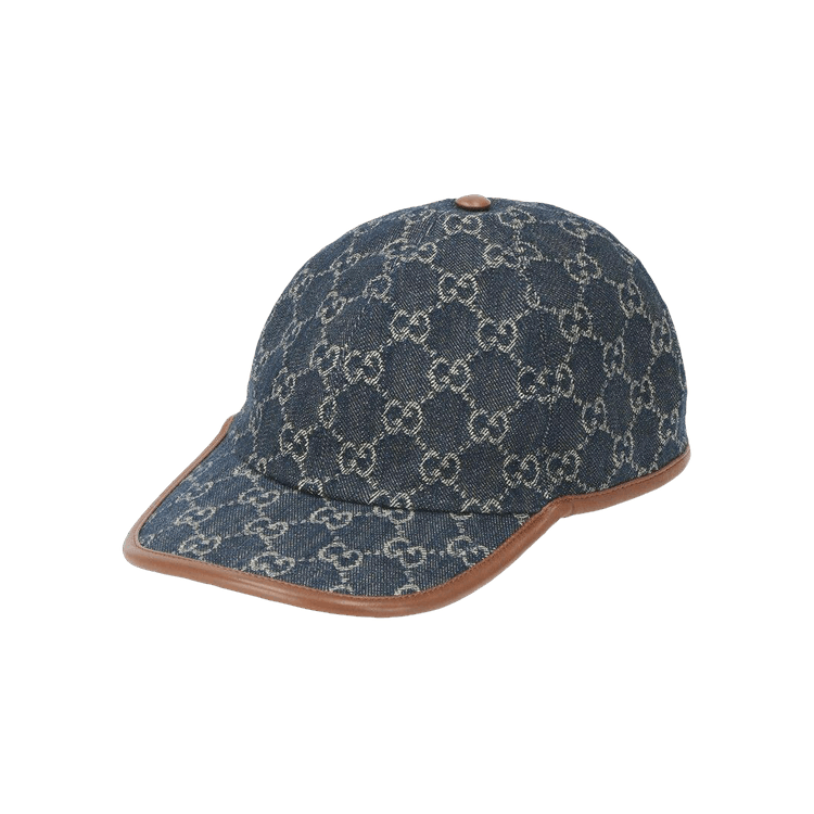 Gucci GG Baseball Cap 'Blue/Ivory/Brown'