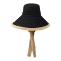 Gucci Wool And Eco Fur Wide Brim Hat 'Midnight Blue/Beige'