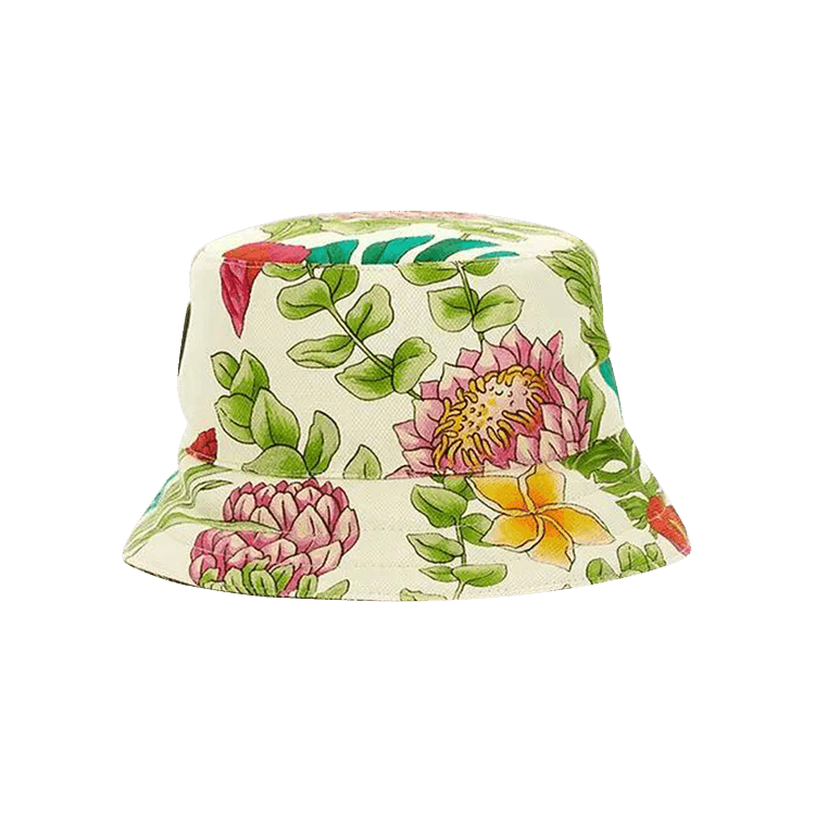 Gucci GG Supreme Reversible Bucket Hat 'Floral Multicolor/Beige'