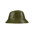 Gucci GG Leather Bucket Hat 'Dark Green'