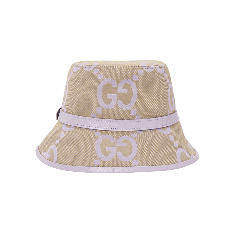 Gucci Jumbo GG Bucket Hat 'Beige/Lilac'
