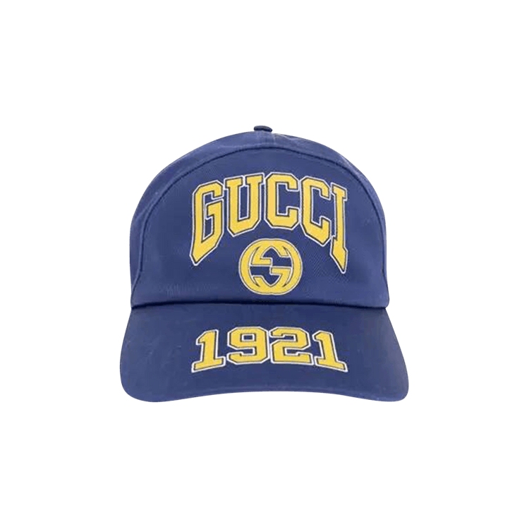 Gucci 1921 Logo Baseball Hat 'Blue'