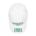 Gucci 1921 Logo Baseball Hat 'White/Green'