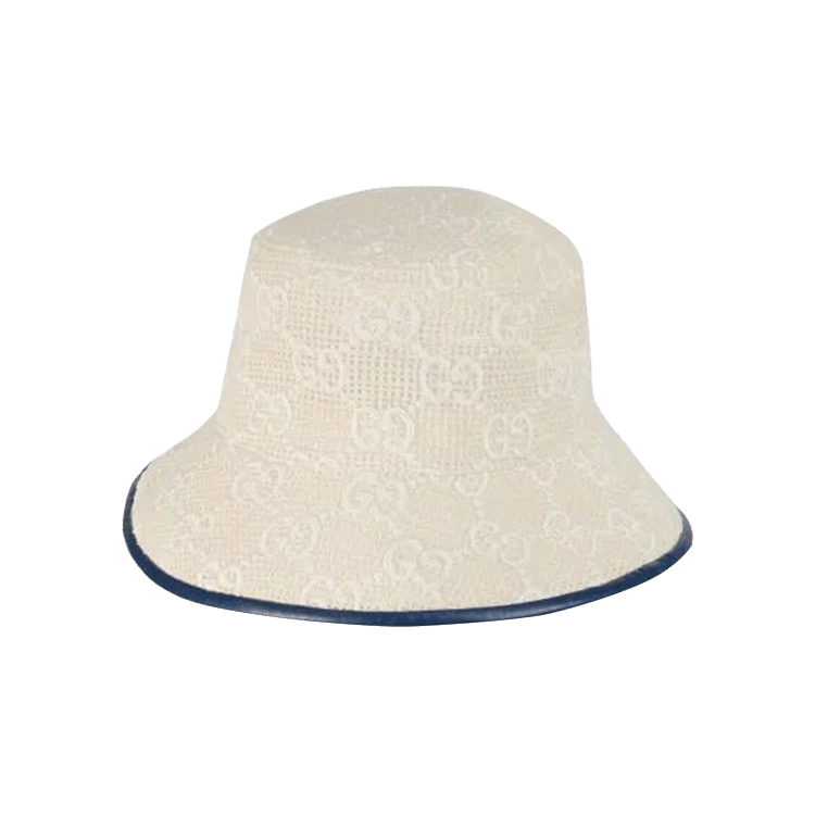 Gucci GG Embroidered Bucket Hat 'White'