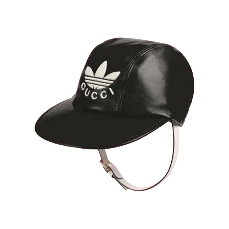 Gucci x adidas Baseball Hat With Chin Strap 'Black'