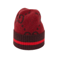 Gucci GG Cashmere Beanie 'Red/Brown'