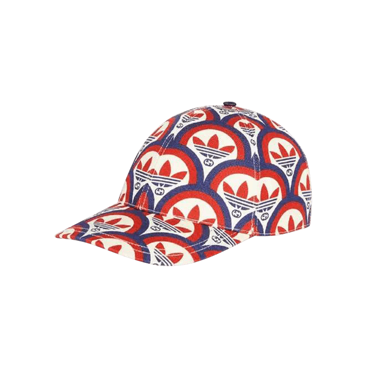 Gucci x adidas Trefoil Print Baseball Cap 'Red/White/Blue'