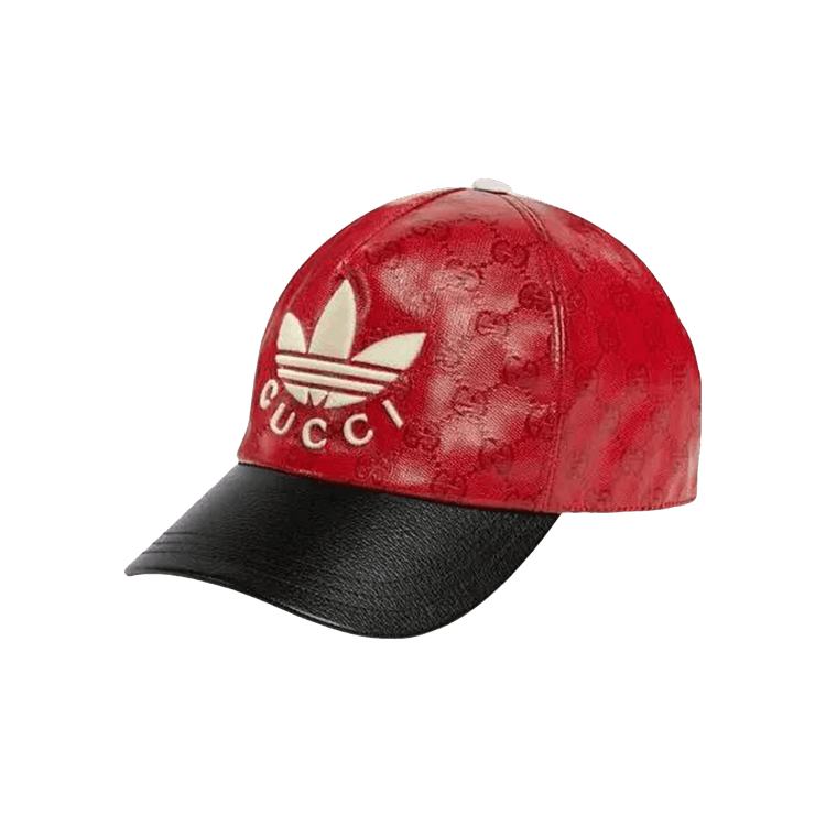 Gucci x adidas GG Allover Logo Cap 'Red/Black'