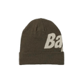 BAPE Knit Spellout Cap 'Olive Drab'