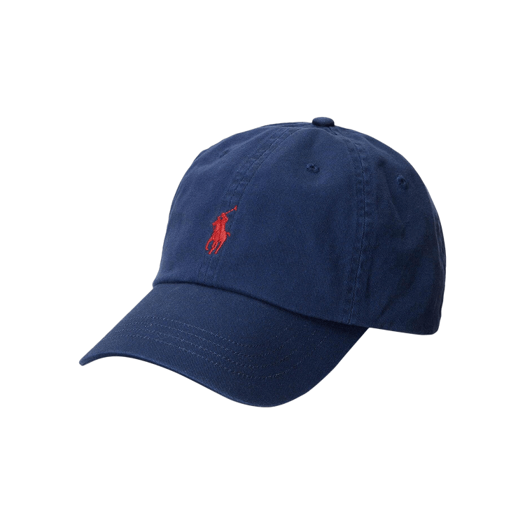 Polo Ralph Lauren Pony Logo Embroidered Cap 'Newport Navy/Red'