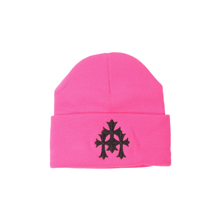 Chrome Hearts Triple Cross Beanie 'Pink'
