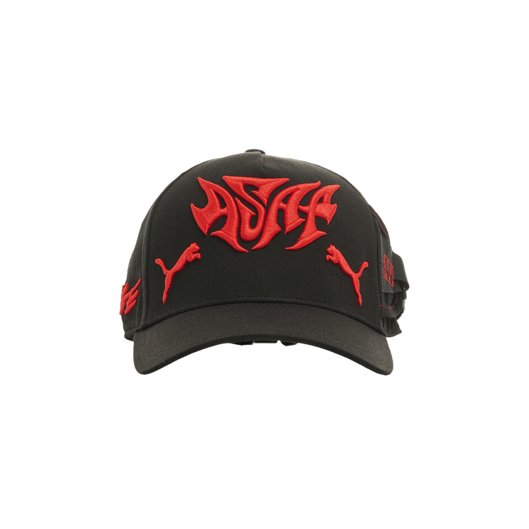 Puma x A$AP ROCKY Seatbelt Cap 'Puma Black/Fierce Red'