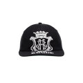 Rhude Grand Cru Crest Curved Brim Hat 'Black'