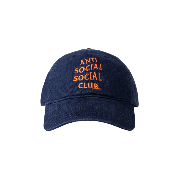 Anti Social Social Club XL Mind Games Cap 'Navy'