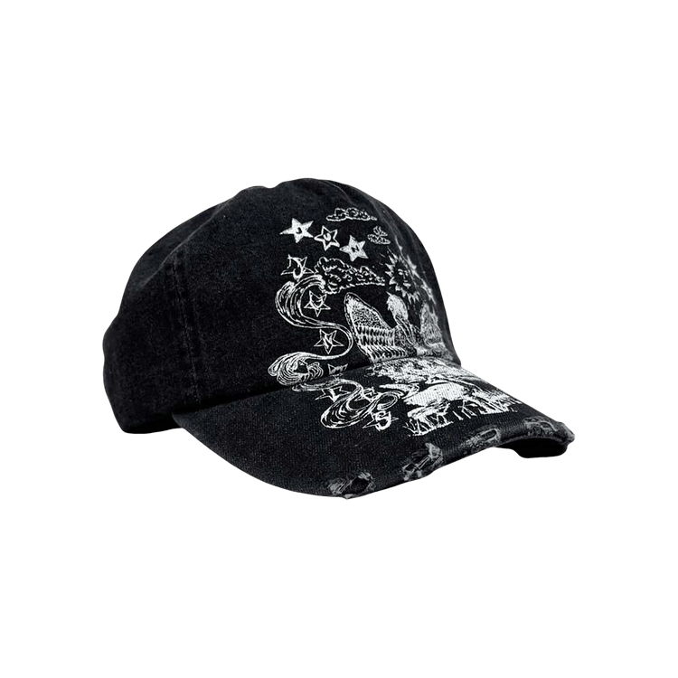 Jungles Life Is Magic Strap Cap 'Distressed Black'