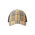 Burberry Check and Mesh Cap 'Archive Beige'