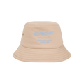 Burberry Logo Embroidered Cotton Bucket Hat 'Soft Fawn'