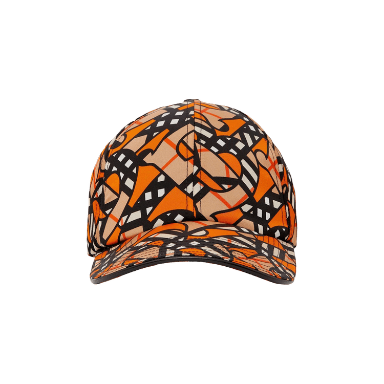 Burberry Monogram Print Baseball Cap 'Orange'
