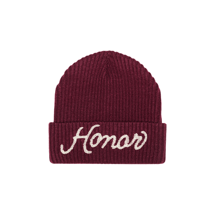Honor The Gift Honor Heavy Knit Beanie 'Berry'